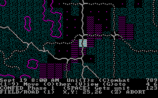 Illustration of Rebel Charge at Chickamauga