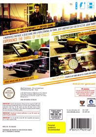 Driver: San Francisco - Box - Back (Australia) - 640x913