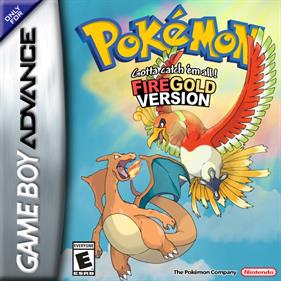 Pokémon Fire Gold  - Box - Front (North America) - 673x672