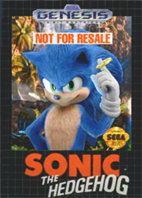 Teen Sonic in Sonic 1 - Box - Front (North America) - 426x590