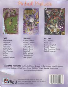 Pinball Prelude - Box - Back (Europe) - 800x1027