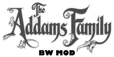 The Addams Family: BW MOD - Clear Logo (null) - 2088x1048