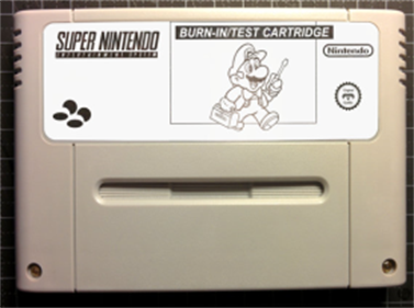 SNES Burn-in Test Cartridge - Cart - Front (United States) - 273x203