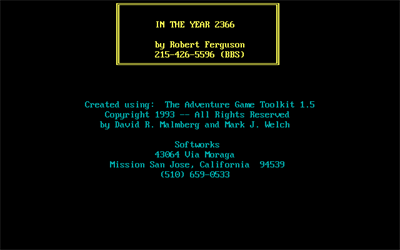 In the Year 2366: Klingon Role Playing Game - Screenshot - Game Title (null) - 640x400