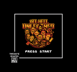 All Hell Unleashed: V6.66 - Screenshot - Game Title (World) - 256x240