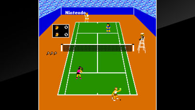 Arcade Archives VS. TENNIS - Screenshot - Gameplay (null) - 1280x720