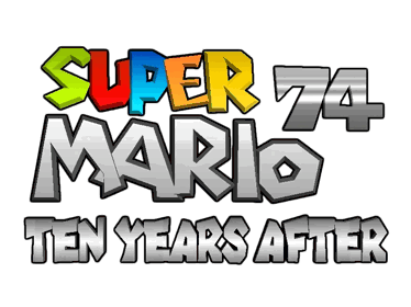 Super Mario 74: Ten Years After - Clear Logo (null) - 800x600