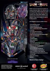 Bride of Pin•Bot: 25th Anniversary Super LE - Advertisement Flyer - Back (null) - 850x1199