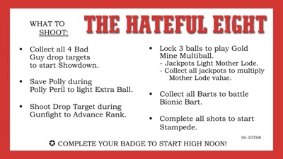 The Hateful Eight - Arcade - Controls Information (null) - 1920x1080