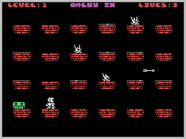 Baldy ZX - Screenshot - Gameplay (World) - 256x192