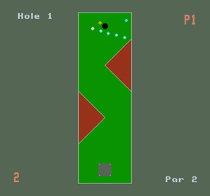Tiny Golf - Screenshot - Gameplay (World) - 256x240