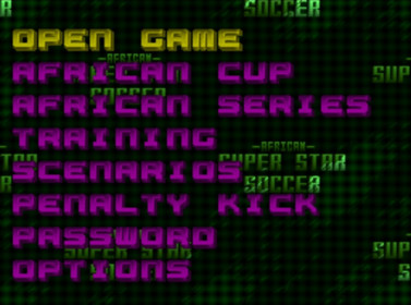 African Superstar Soccer: ISS Collection - Screenshot - Game Select (null) - 640x476