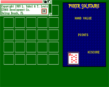 Poker Solitaire - Screenshot - Game Title (null) - 320x256
