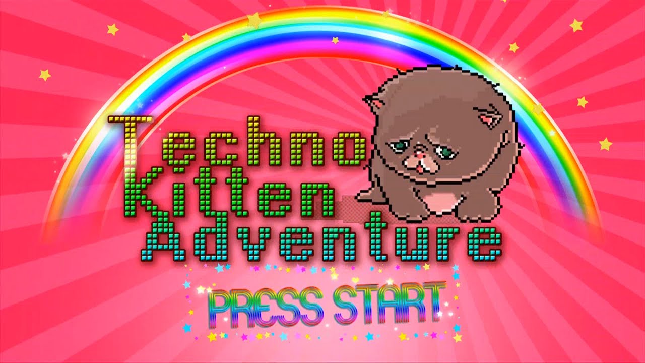Illustration of Techno Kitten Adventure