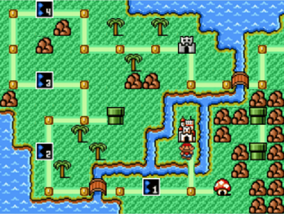 Illustration of Super Mario Flash