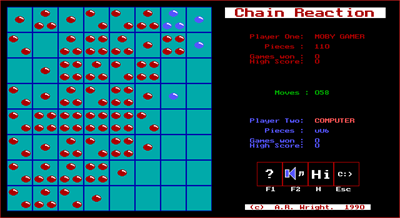 Chain Reaction (1990)  - Screenshot - Gameplay (null) - 640x350