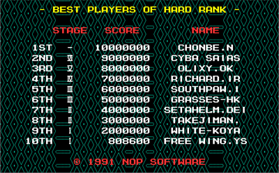 Hard Rank - Screenshot - High Scores (null) - 642x400