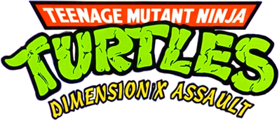 Teenage Mutant Ninja Turtles: Dimension X Assault - Clear Logo (World) - 851x368