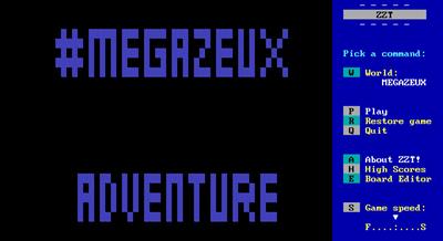 #Megazeux Adventure - Screenshot - Game Title (null) - 640x350