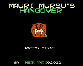 Mauri Mursu's Hangover - Screenshot - Game Title (null) - 554x439