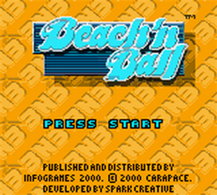 Power Spike: Pro Beach Volleyball - Screenshot - Game Title (Europe) - 320x288