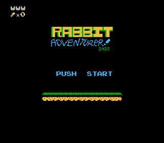 Rabbit Adventurer - Screenshot - Game Title (World) - 256x224