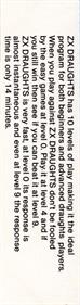 ZX Draughts - Box - Back (Europe) - 239x900