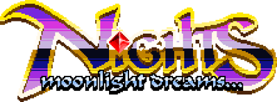 NiGHTS: Moonlight Dreams - Clear Logo (null) - 442x164
