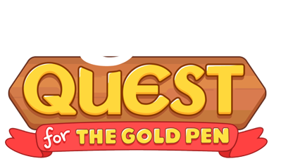 Bluey's Quest For The Gold Pen - Clear Logo (World) - 500x283