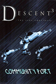 Descent 3: Community Port - Fanart - Box - Front (null) - 600x900