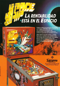 Space Ship (Cirsa-Unidesa) - Advertisement Flyer - Front (Spain) - 1728x2464