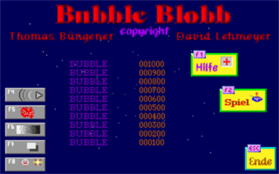 Bubble Blobb - Screenshot - Game Title (null) - 320x200