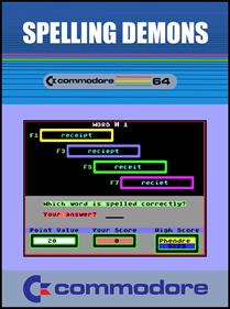 Spelling Demons - Fanart - Box - Front (World) - 798x1072
