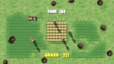 Lawnmower vs Zombies - Screenshot - Gameplay (World) - 1000x562