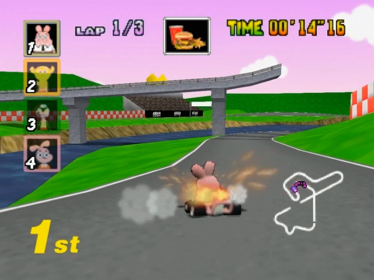Gumball Kart 64 - Screenshot - Gameplay (North America) - 640x480