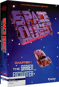 Space Quest: Chapter I: The Sarien Encounter - Box - 3D (null) - 850x1244