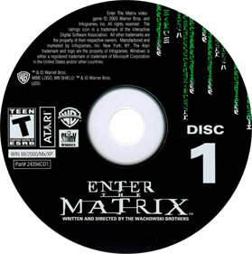 Enter the Matrix - Disc - 733x737