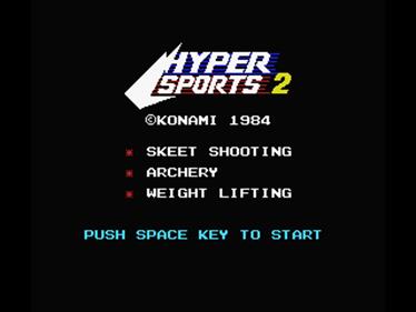 Hyper Sports 2 - Screenshot - Game Title (null) - 320x240