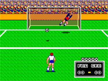 Great Soccer: The Mega Cartridge - Screenshot - Gameplay (World) - 256x192