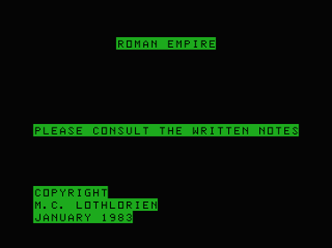 Roman Empire - Screenshot - Game Title (null) - 640x480