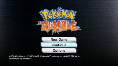 Pokémon Rumble - Screenshot - Game Title (null) - 1920x1080