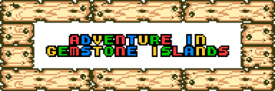 Adventure in Gemstone Islands - Clear Logo (World) - 1920x640