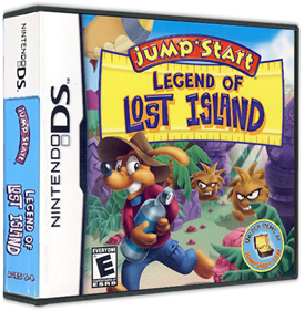 JumpStart: Legend of Lost Island - Box - 3D (North America) - 587x598