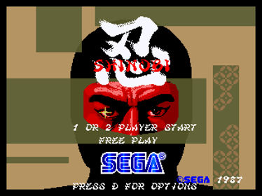 Shinobi - Screenshot - Game Title (World) - 640x480