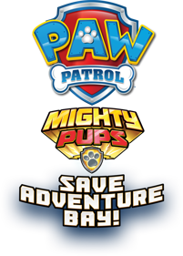 Paw Patrol: Mighty Pups Save Adventure Bay! - Clear Logo (null) - 1563x2185