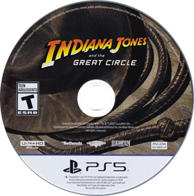 Indiana Jones and the Great Circle - Disc (North America) - 774x777