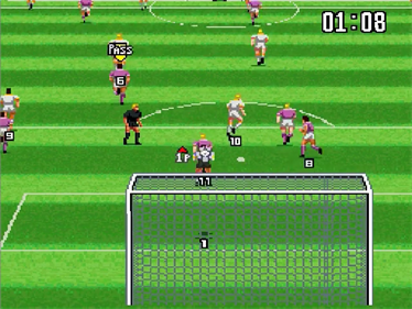 Takeda Nobuhiro no Super League Soccer - Screenshot - Gameplay (Japan) - 640x480