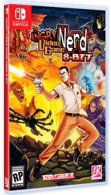 Angry Video Game Nerd 8-bit - Box - 3D (North America) - 615x1080