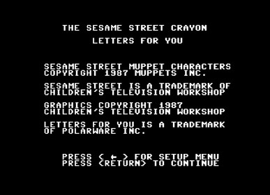 Sesame Street: Letters For You - Screenshot - Game Title (null) - 668x484