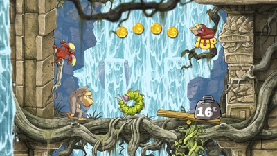 Toki Juju Densetsu - Screenshot - Gameplay (World) - 400x225